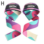 Anti-Slip Silicone Lifting Straps Gym Grip Deadlift Wrist Strap