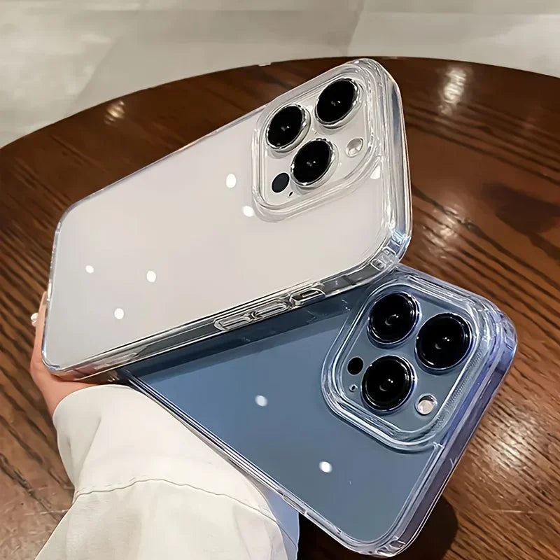 Ultra Thin Clear Acrylic Case for iPhone 11 12 13 14 15 16 17 Pro Max