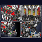F488 Supercar V8 Engine Building Block