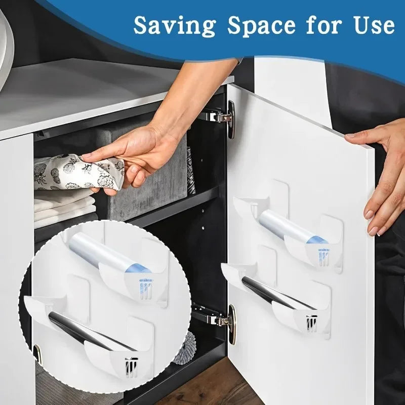 Trash Bag Holder Kitchen Storage Saver