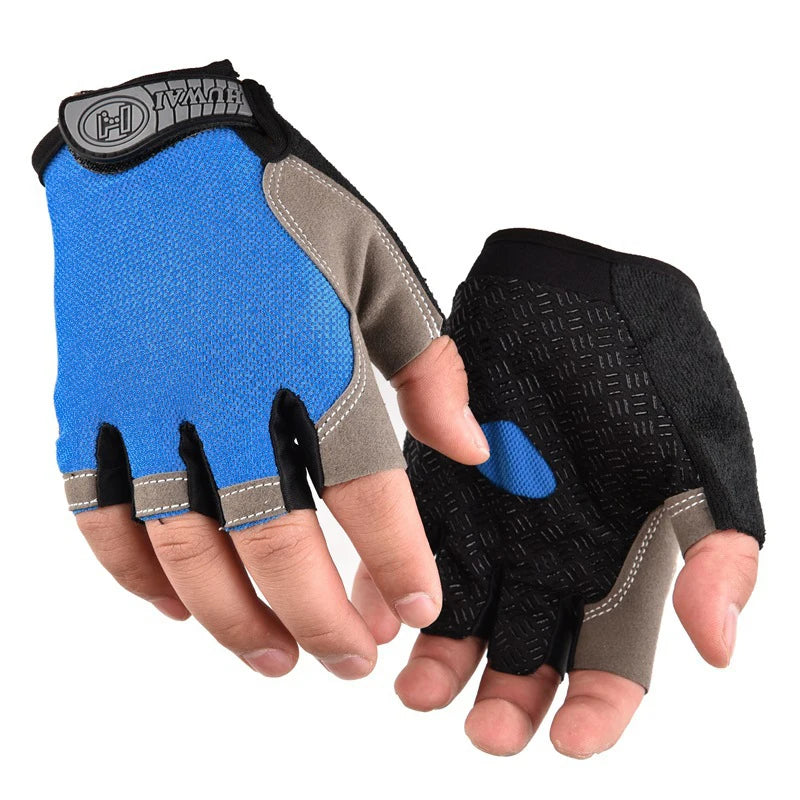 Half Finger Gym & Cycling Gloves Anti-Slip Breathable