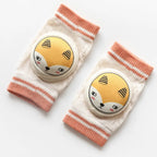 Cartoon Baby Knee Pads Summer Mesh Crawling Protection (0–3Y)