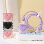 3D Love Heart Charger Protector for iPhone 18W/20W