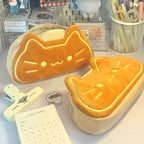 INS Style Cartoon Pencil Case Cute Plush Cat Pen Bag