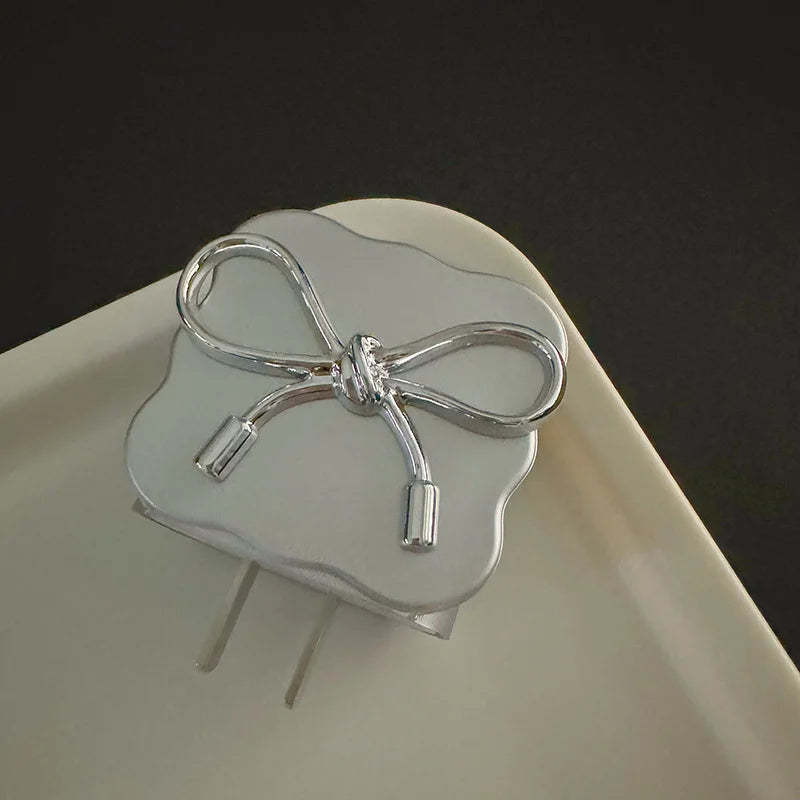 Luxury Bow Charger Cover for iPhone 18W/20W