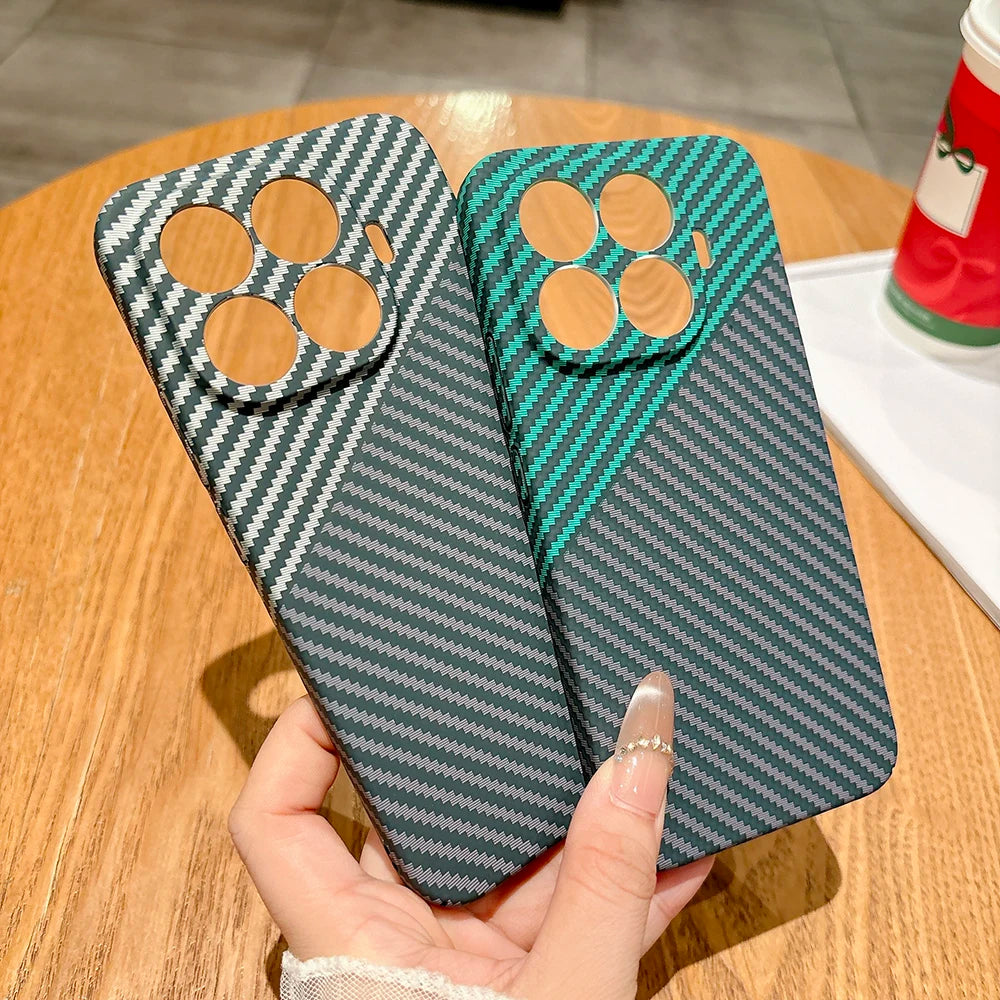 Carbon Fibre Shockproof Case for Xiaomi 15T 17T Pro 17 Ultra Cover