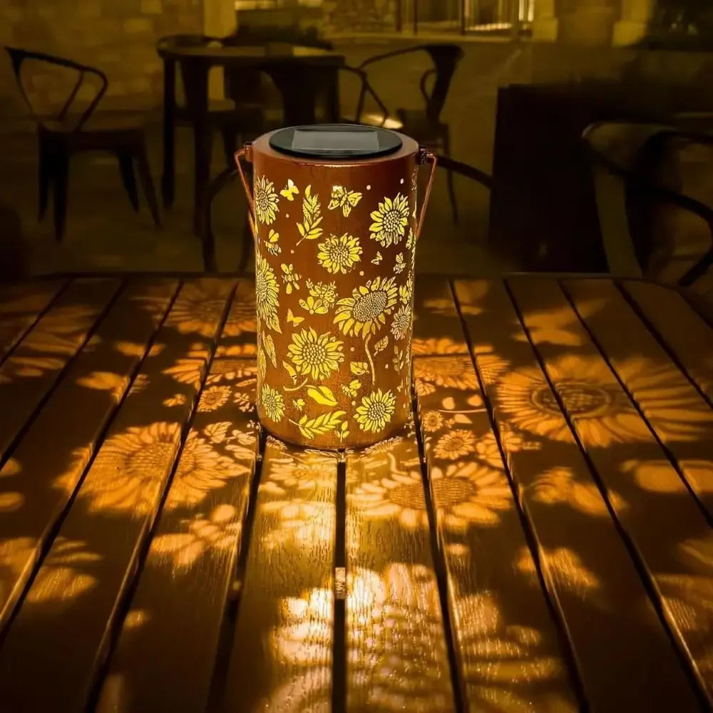 Solar Sunflower Projection Light Waterproof Outdoor Garden Light