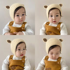 Baby Rabbit Ear Winter Hat Cute Knitted Wool Beanie