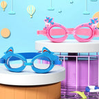 Kids Cartoon Swimming Goggles UK | Waterproof Anti-Fog Adjustable Diving Glasses
