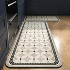 Kitchen Mat Absorbent Printed Rug Non-Slip Long Floor Carpet