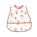 Cartoon EVA Waterproof Baby Bib with Pocket Feeding Apron