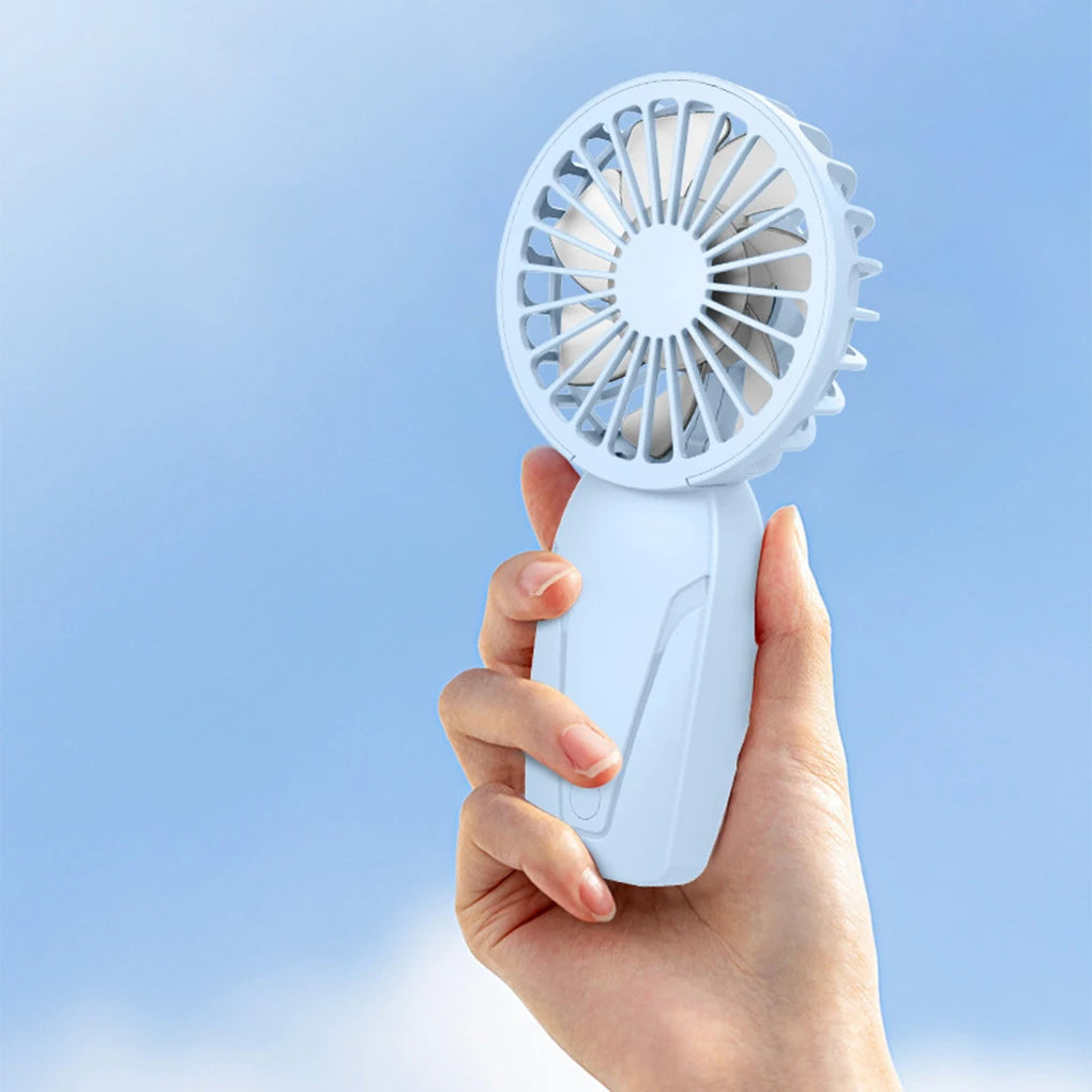 Portable Mini Pocket Fan USB Rechargeable Cute Handheld Fan