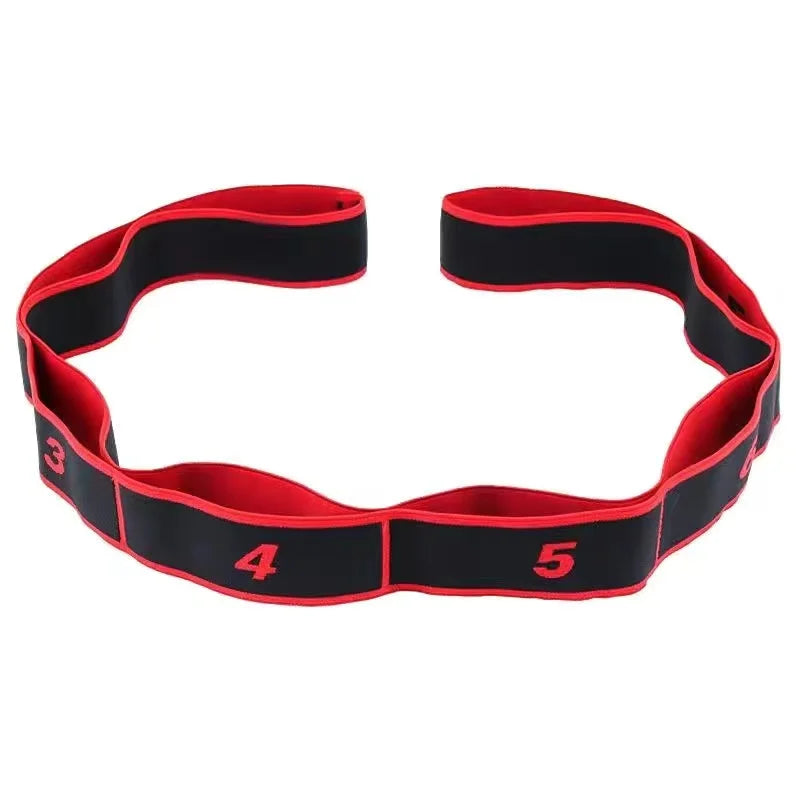 Yoga Stretch Strap Resistance Band Multi Loop Flexibility Trainer