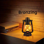 USB Rechargeable Retro Flame Camping Lantern LED Light