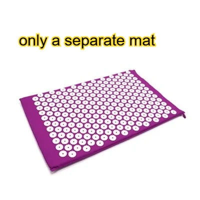 Acupressure Mat and Pillow Set Spiky Massage Mat for Back and Neck