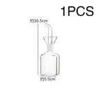 High Borosilicate Glass Oil Pot Leakproof Oil & Vinegar Dispenser Bottle
