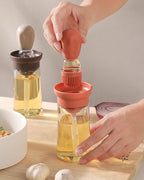 Portable Silicone Oil Bottle Brush BBQ Cooking & Baking Oil Dispenser