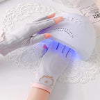 Anti UV Nail Gloves Fingerless UV Protection Gloves for Nail Art