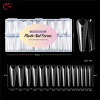 Stiletto Dual Form Nail Tips Acrylic Gel Extension Mold Kit