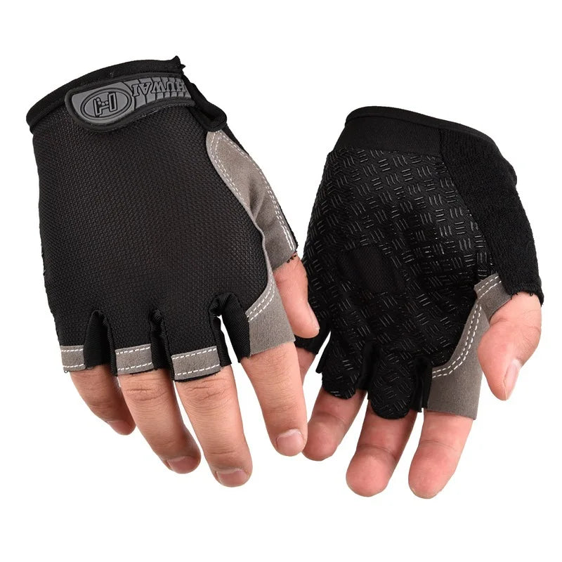 Half Finger Gym & Cycling Gloves Anti-Slip Breathable
