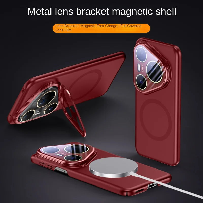 Magnetic Matte Stand Case for Huawei Pura 80 Pro & 80 Ultra