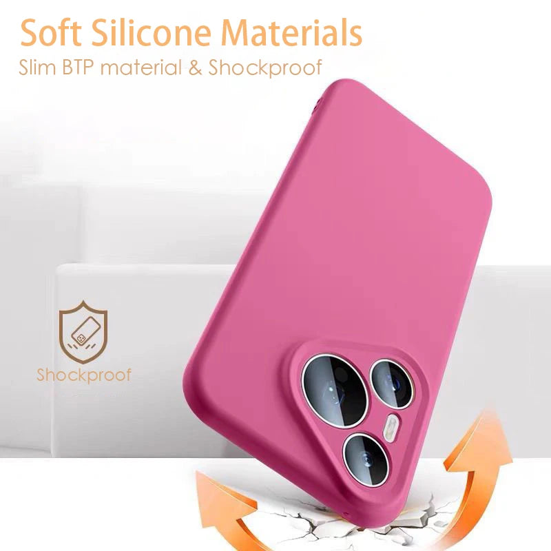 Magnetic Liquid Silicone Case for Huawei Pura 80 70 P60 Nova 14 Pro Secondary image