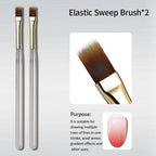 RSNAIL Nail Art Brush Gradient Painting Pen for Manicure Design