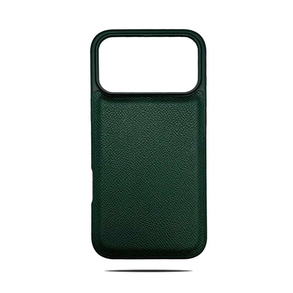 Premium Epsom Leather Case for iPhone 17 16 15 14 13 Pro Max Cover