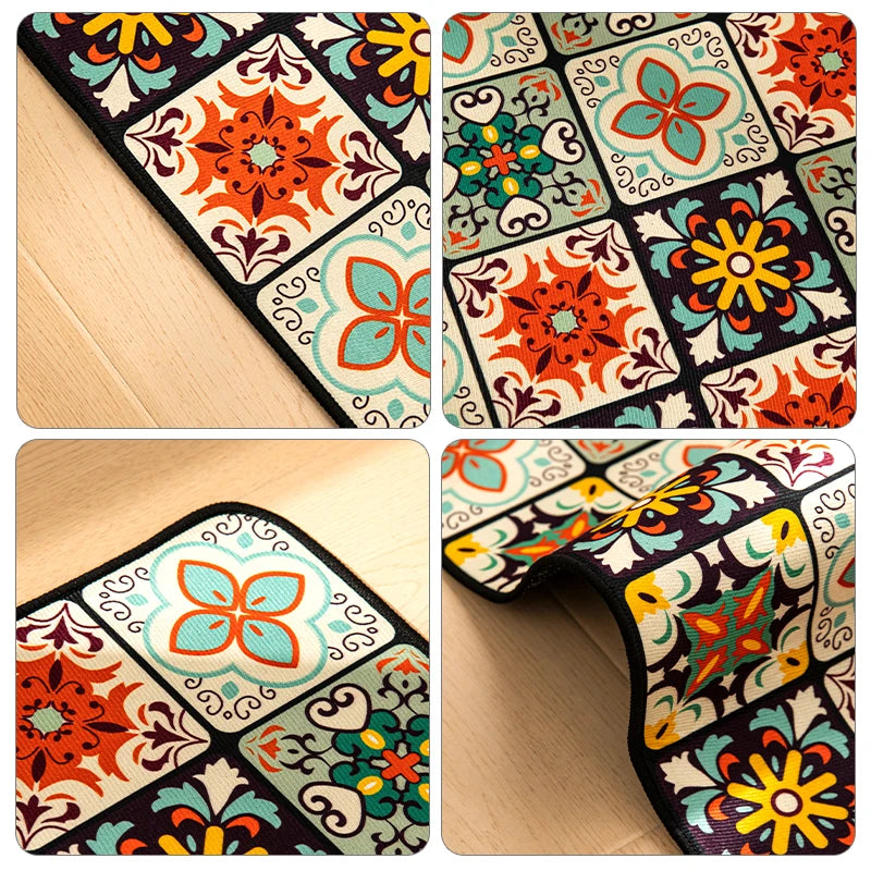High-End Kitchen Rug Waterproof Non-Slip Washable Entrance Doormat