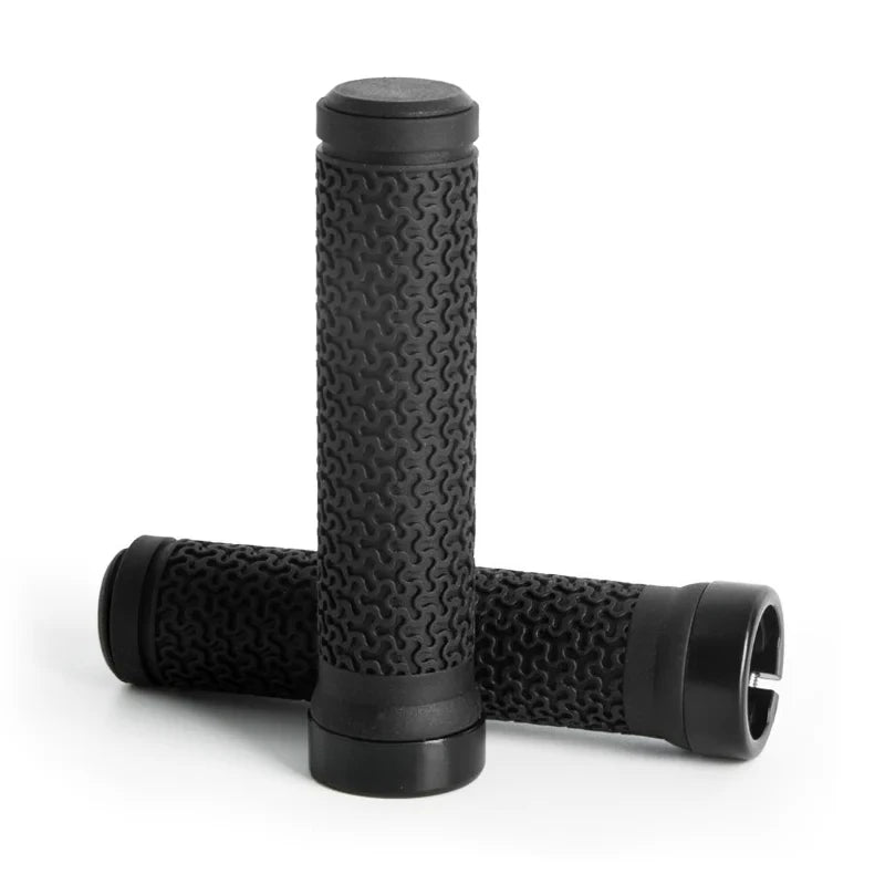MTB Bike Handlebar Grips Single Lock Rubber Non-Slip Cycling Grip