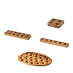 Wooden Egg Holder Rustic Egg Storage Rack