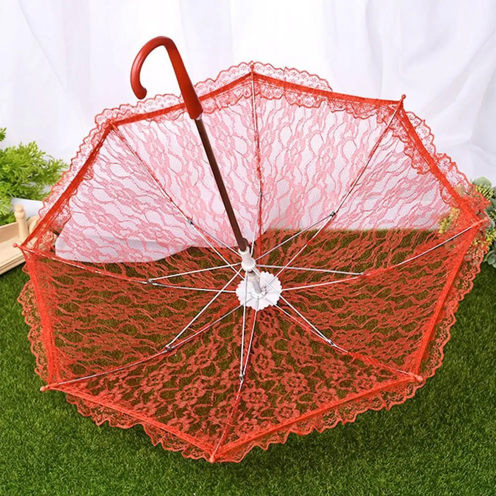 Buy Elegant Lace Bridal Umbrella Lolita Wedding Parasol