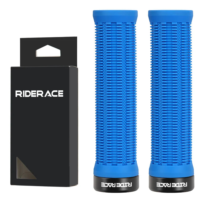 Lock-On MTB Handlebar Grips Ergonomic Anti-Slip Shockproof Rubber