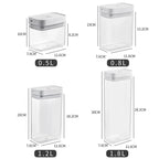Sealed Grain Storage Jar with Scale Airtight Kitchen Food Container