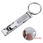 Ultra Thin Nail Clippers Portable Stainless Steel Travel Manicure Tool