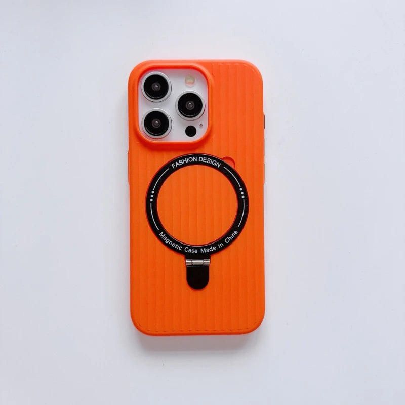 MagSafe Corrugated PC Case for iPhone 17 16 15 14 13 12  Pro Max