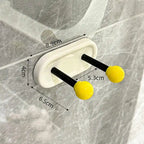 Adhesive Wall Hook Durable No-Drill Coat & Bathroom Storage Hook