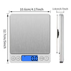 Digital Pocket Scale Precision Jewelry & Kitchen Scale