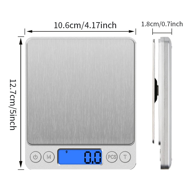 Digital Pocket Scale Precision Jewelry & Kitchen Scale