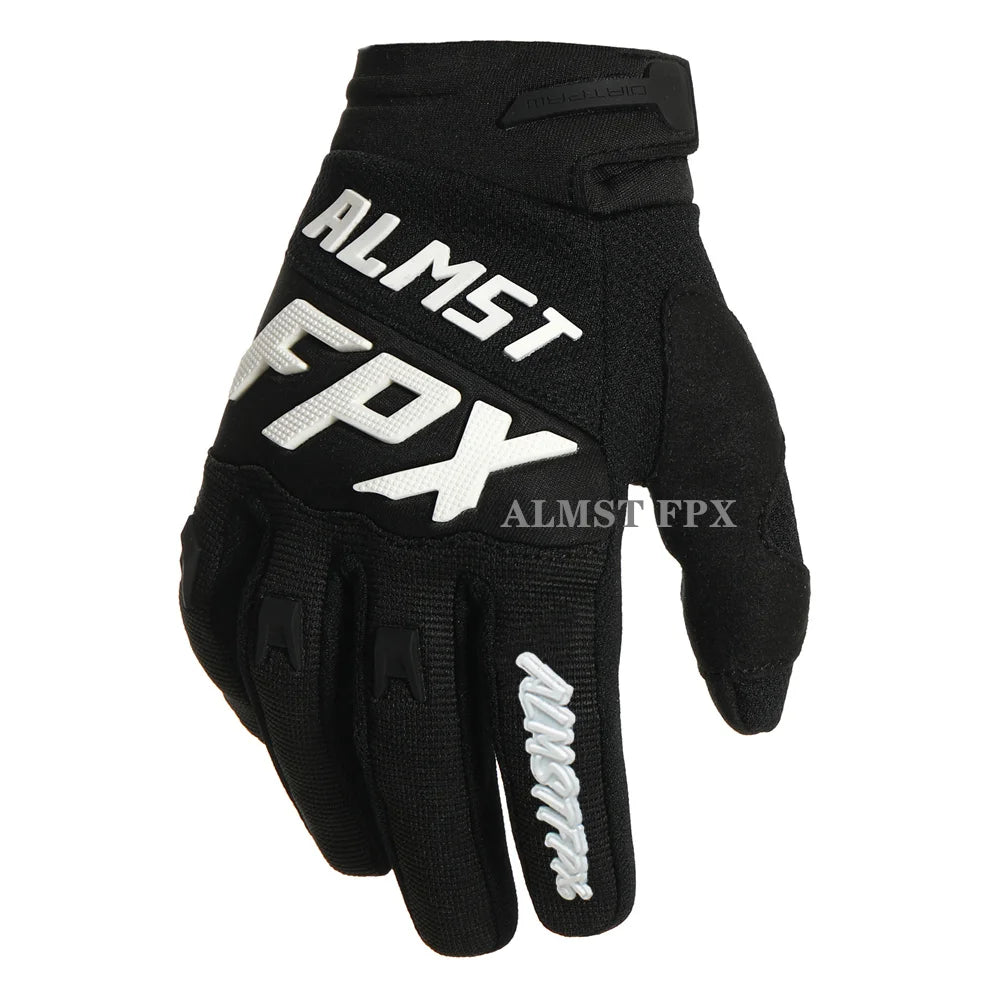 Kids Mountain Bike Gloves Full Finger Boys 6+ Safety Protection Racing