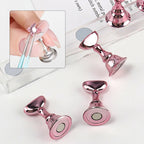 5Pcs Nail Tip Holder Magnetic Crystal Base Nail Art Practice Stand