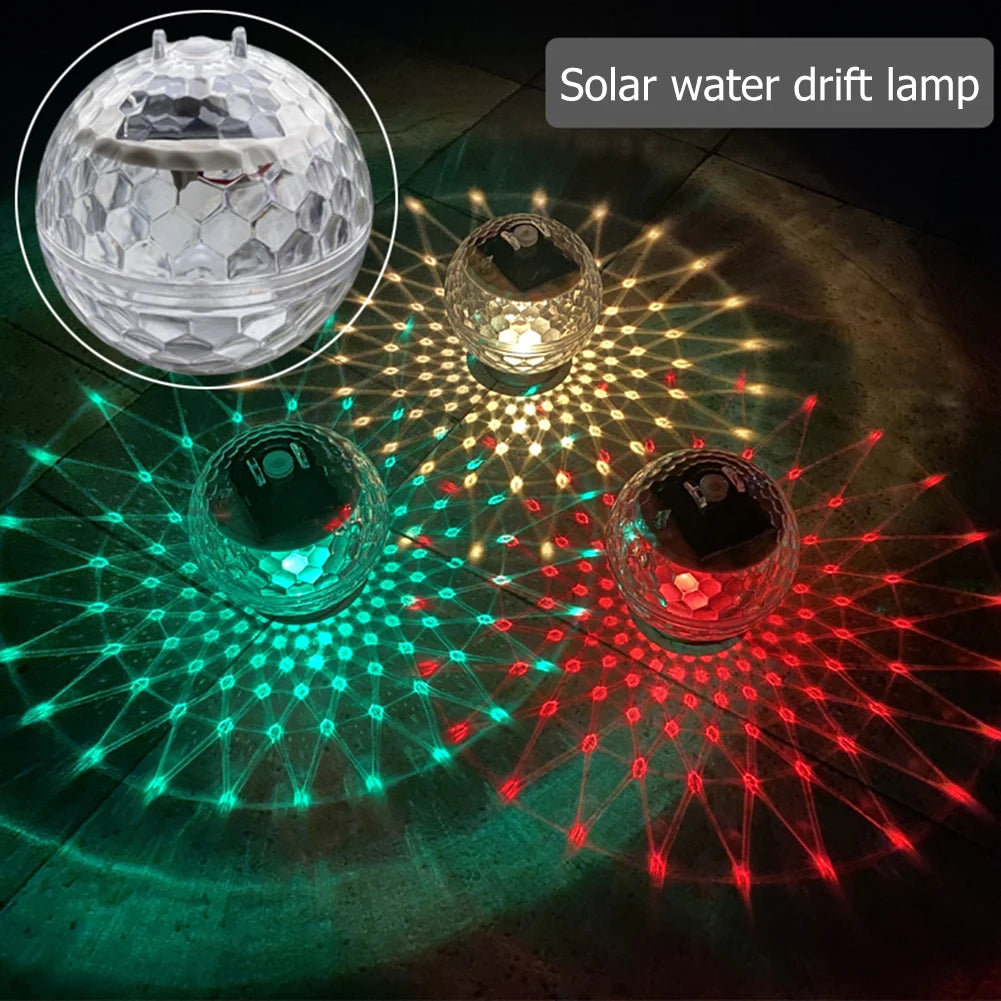Solar Floating Pool Lights Waterproof Color Changing Lamp