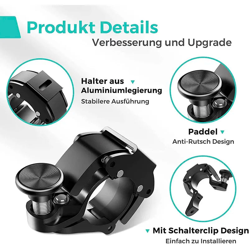 Aluminum Alloy Bicycle Bell Loud Bike Horn for 22.2mm Handlebars