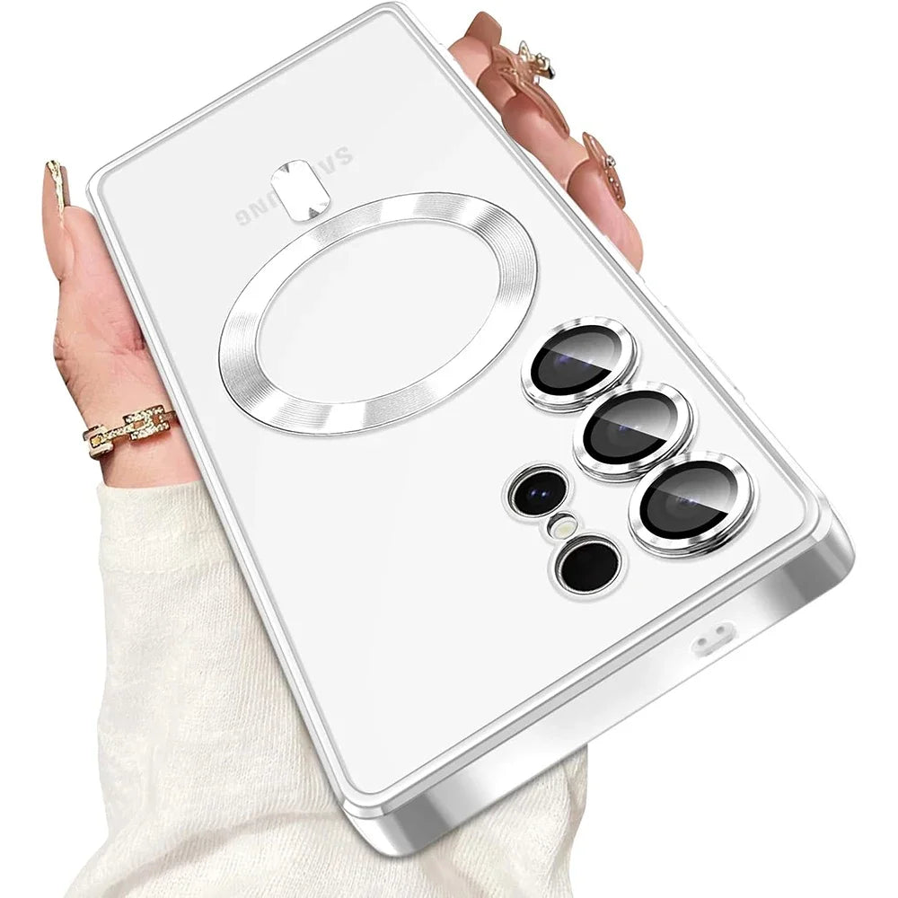 Luxury Magnetic MagSafe Case for Samsung Galaxy S21 S23 S24 S25 S26