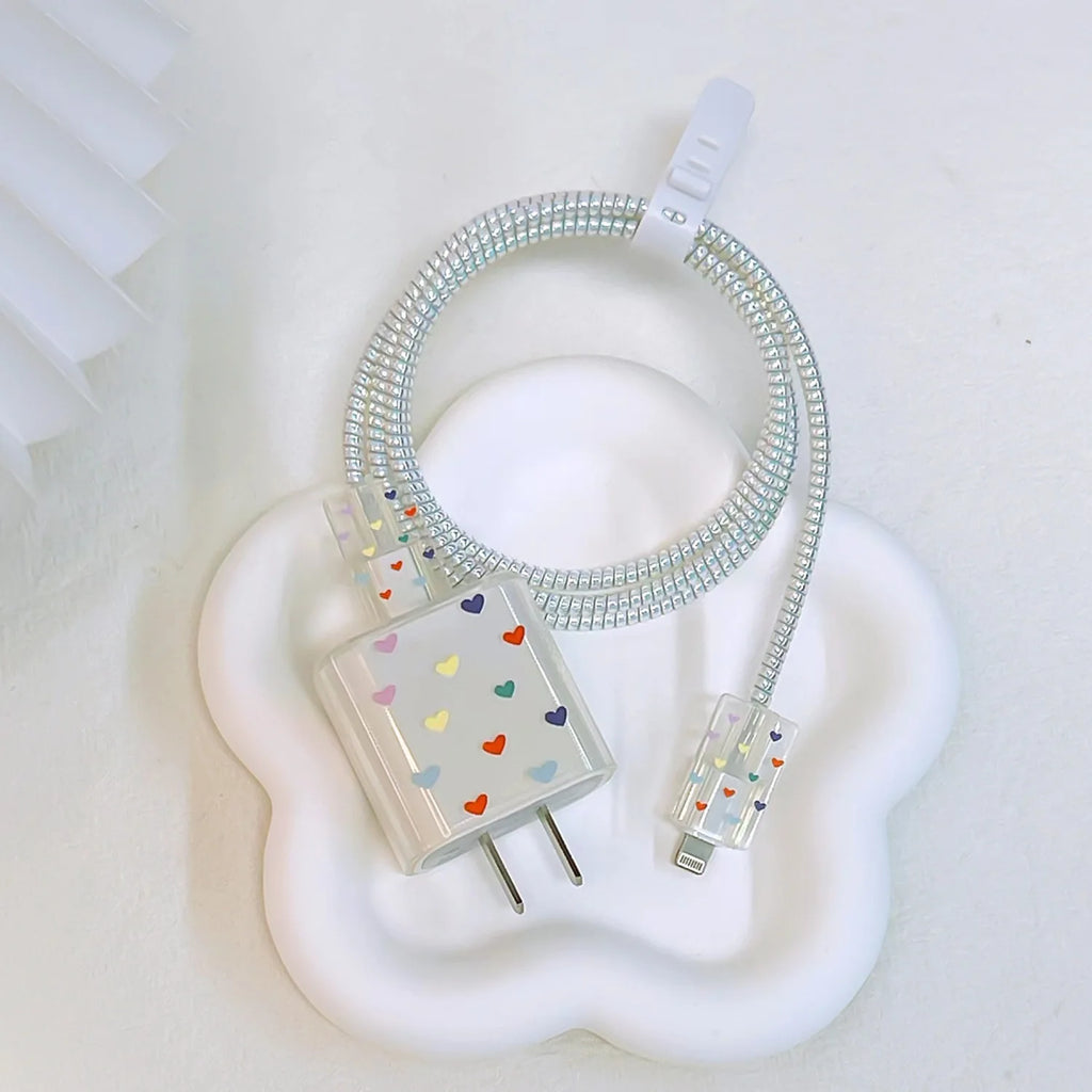 Cute Tulip Fast Charger Protector for iPhone 18W-20W