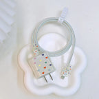 Cute Tulip Fast Charger Protector for iPhone 18W-20W