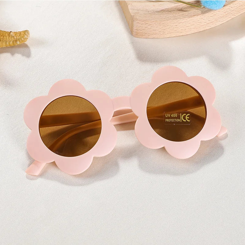Sunflower Kids Sunglasses UV400 | Cute Round Toddler Shades