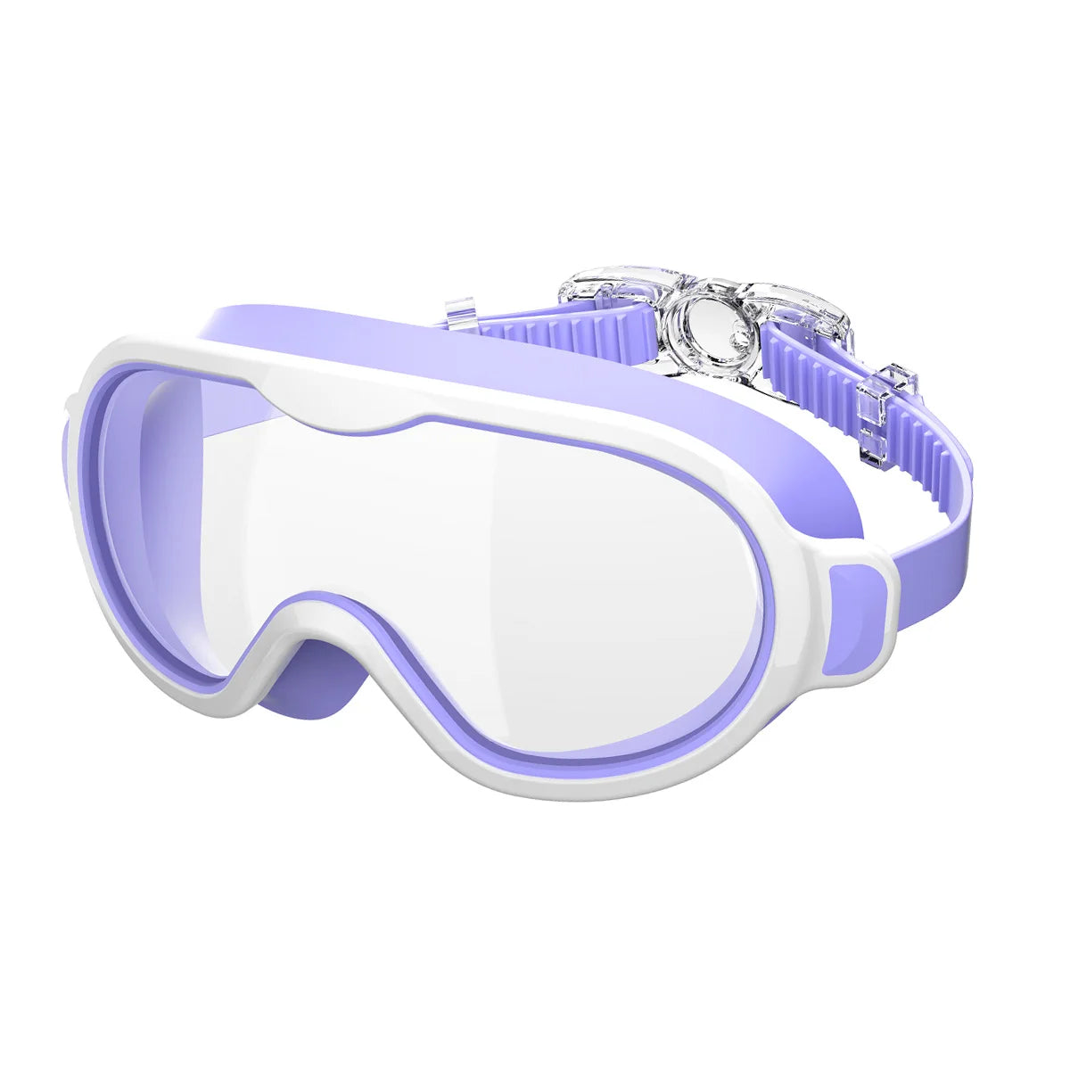 Kids Swimming Goggles Large Frame Anti-Fog Ages 6-15