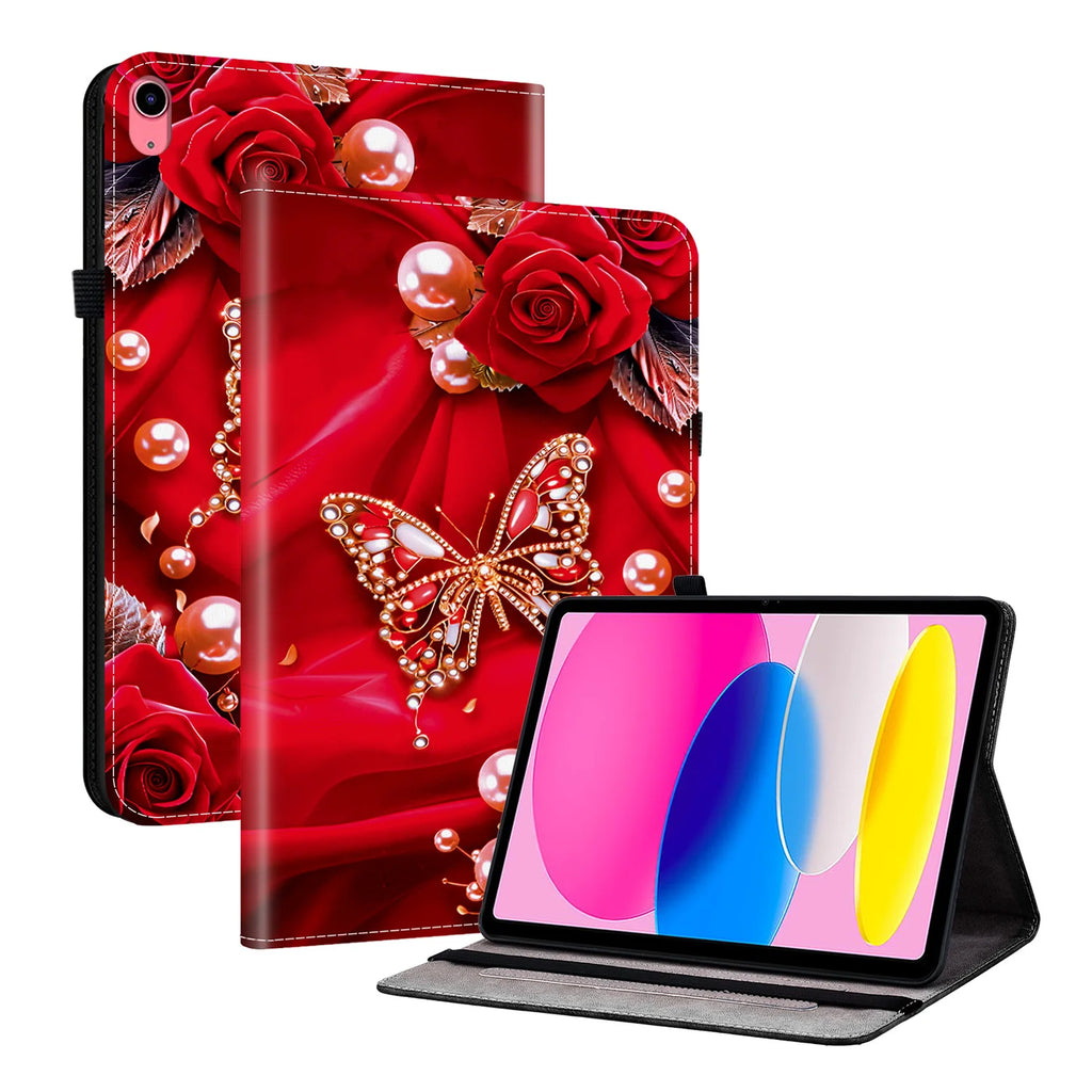 Leather Flip Case for iPad Air 11 13 A16 11th Pro 11 Mini 6 Cover