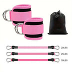 6pcs Leg Resistance Bands Set for Glute Hip and Fitness Training